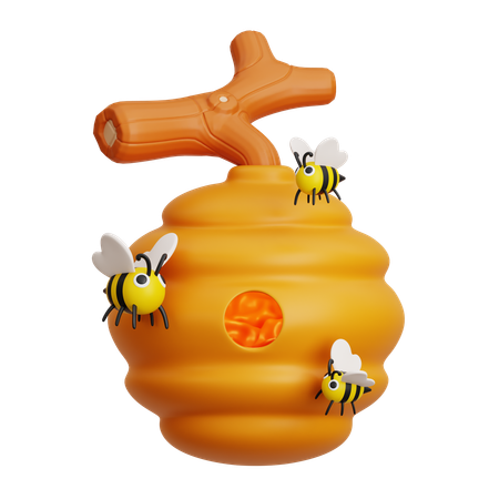 Bee Hive  3D Icon