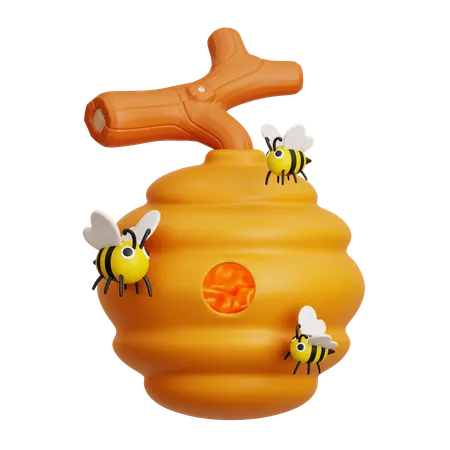 Bee Hive  3D Icon