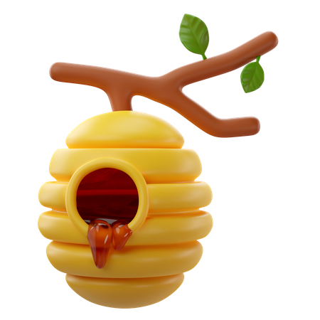 Bee Hive  3D Icon