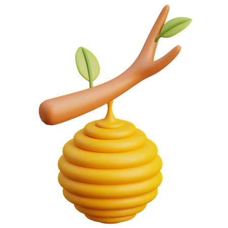 Bee Hive  3D Icon