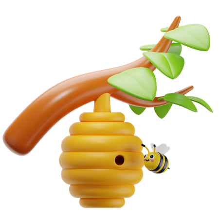 Bee Hive  3D Icon