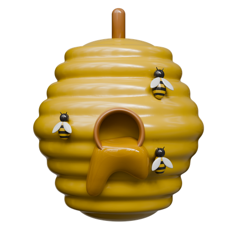 Bee Hive  3D Icon