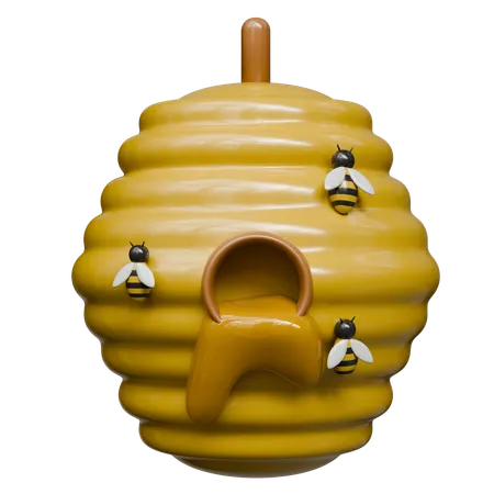 Bee Hive  3D Icon