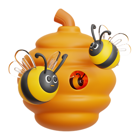 Bee Hive  3D Icon