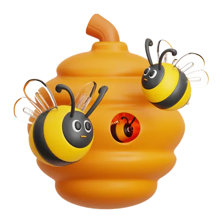 Bee Hive  3D Icon