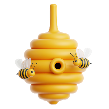 Bee Hive  3D Icon