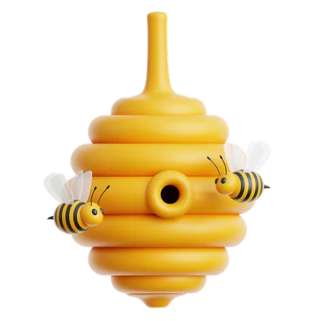 Bee Hive  3D Icon