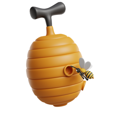 Bee Hive  3D Icon