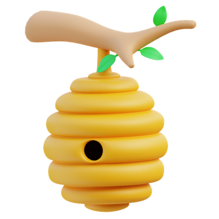 Bee Hive  3D Icon