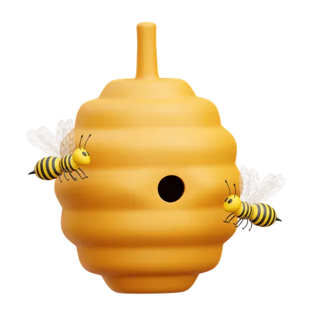 Bee Hive  3D Icon