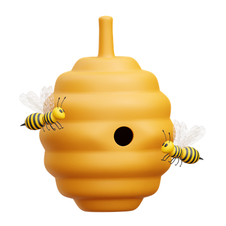 Bee Hive  3D Icon