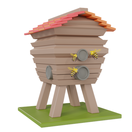 Bee Hive  3D Icon