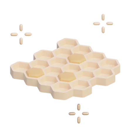 Bee Hive  3D Illustration