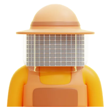 BEE KEEPER  3D Icon