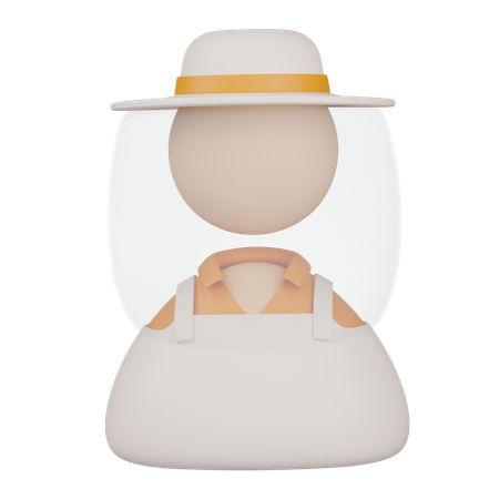 Bee keeper  3D Icon