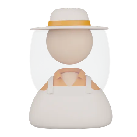 Bee keeper  3D Icon