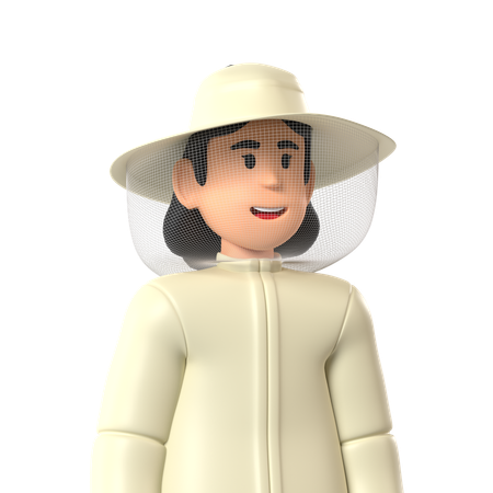 Bee Keeper  3D Icon