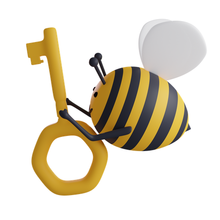 Bee Login  3D Icon