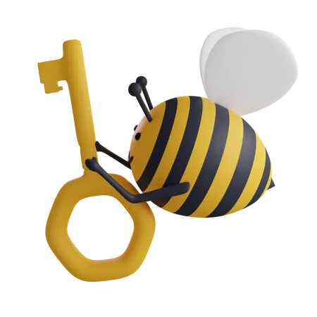 Bee Login  3D Icon