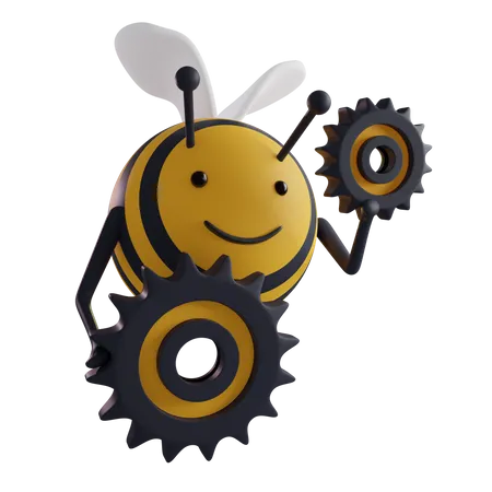 Bee Management  3D Icon