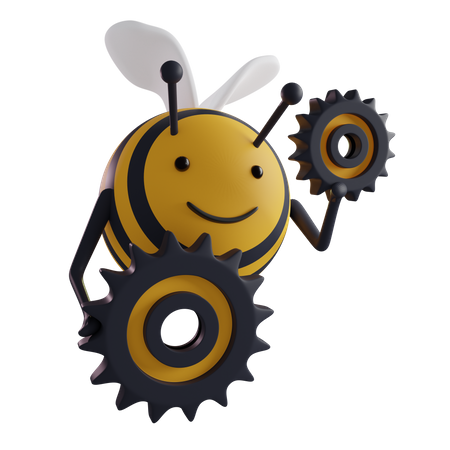 Bee Management 3D Icon