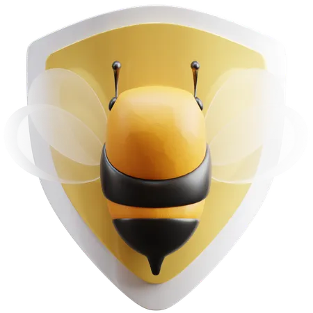 Bee Shield  3D Icon