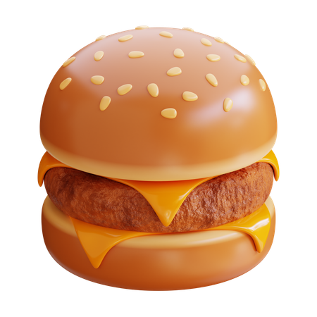 Beef burger  3D Icon