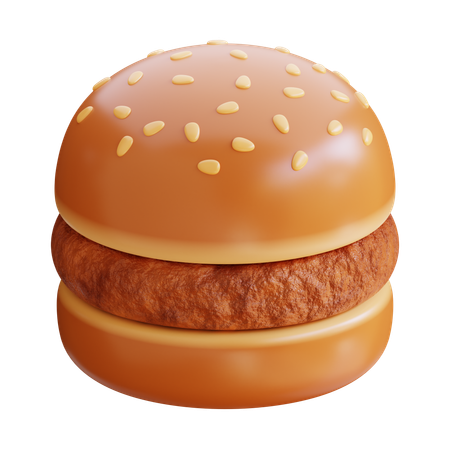 Beef burger  3D Icon