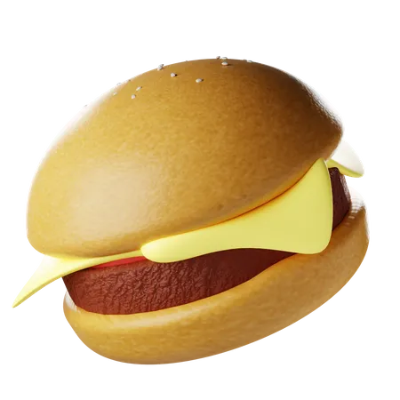 Beef Burger  3D Icon