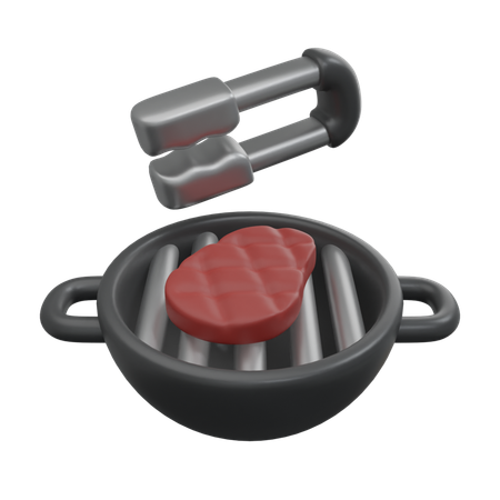 Beef Grill  3D Icon