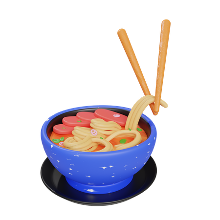 Beef Noodle Soup  3D Icon