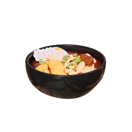 Beef Ramen Noodle  3D Icon