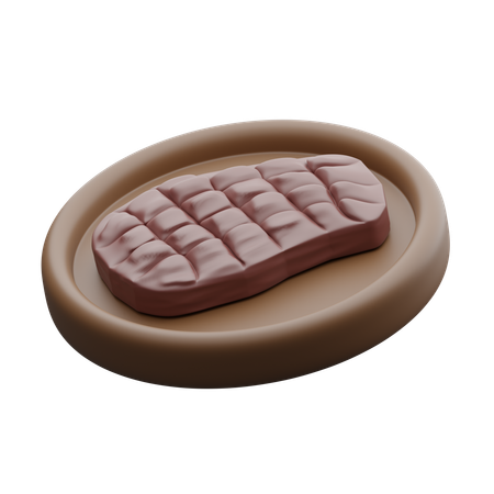 소고기 스테이크  3D Icon