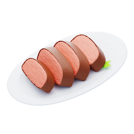 Beef Steak  3D Icon