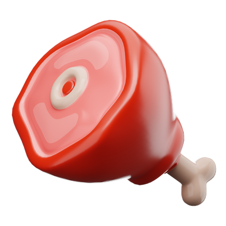 Beef Steak  3D Icon