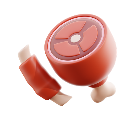 Beef Steak  3D Icon