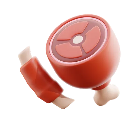 Beef Steak  3D Icon