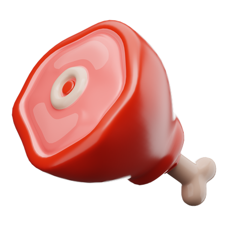 Beef Steak  3D Icon