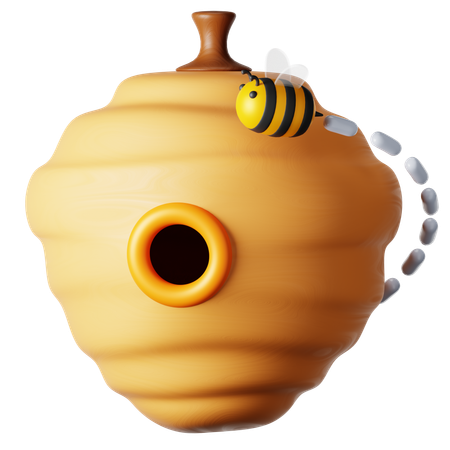 Beehive  3D Icon