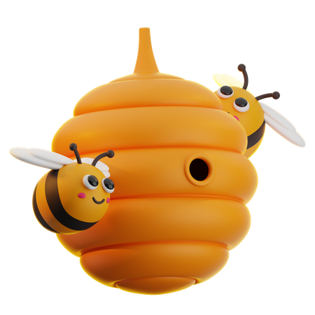 Beehive  3D Icon