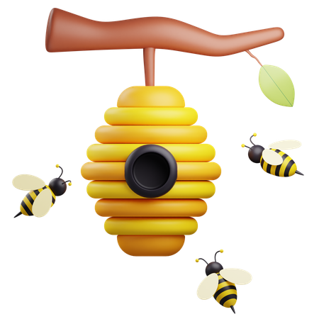 Beehive  3D Icon