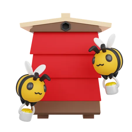 Beehive  3D Icon