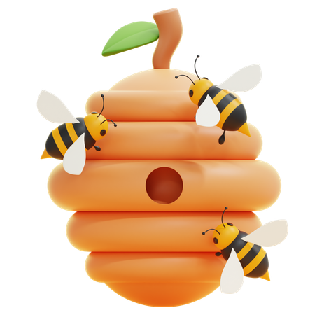 BEEHIVE  3D Icon