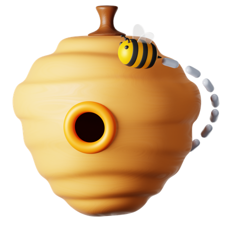 Beehive  3D Icon