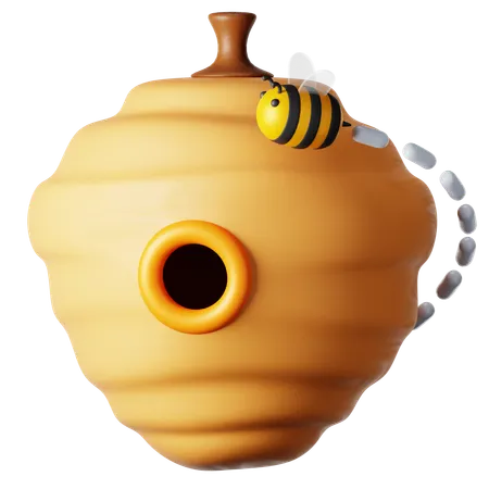 Beehive  3D Icon