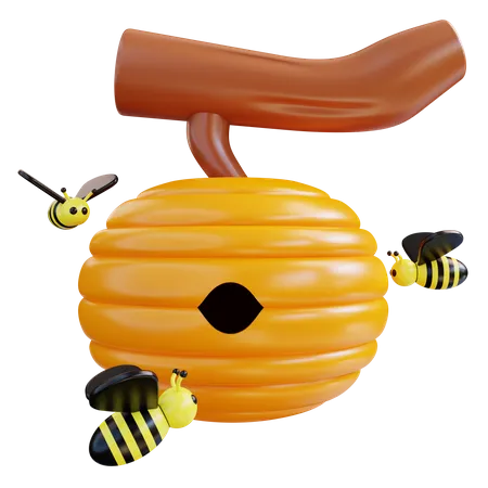 Beehive  3D Icon