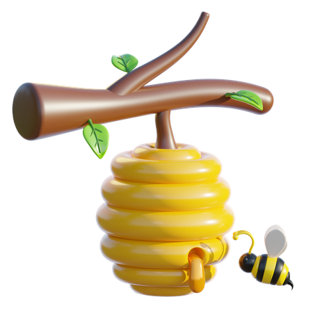 Beehive  3D Icon