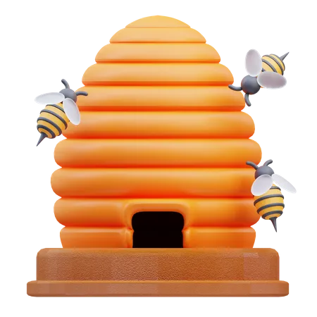 Beehive 3D Icon