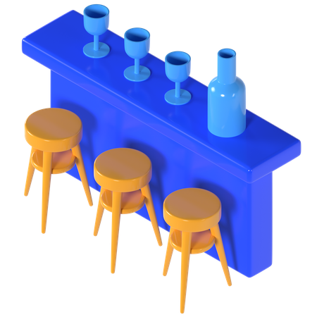 Beer Bar  3D Icon