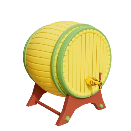 Beer Barrel  3D Icon